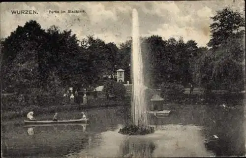 Ak Wurzen in Sachsen, im Stadtpark