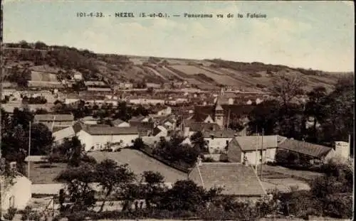 Ak Nézel Yvelines, Panoramablick von der Klippe