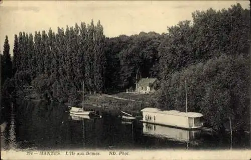 Ak Mantes Yvelines, L'ILe aux Dames