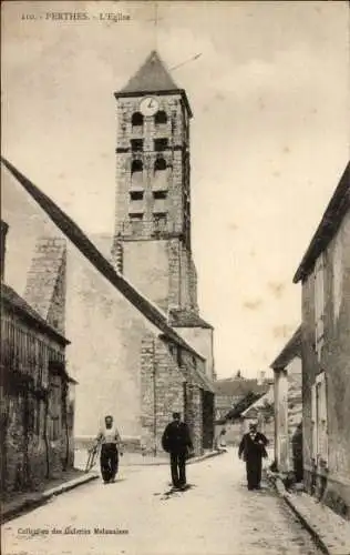 Ak Perthes Seine et Marne, Kirche