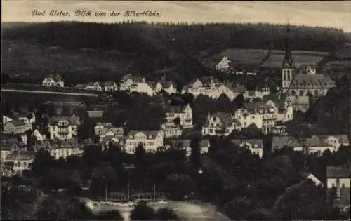 Ak Bad Elster im Vogtland, Blick von der Alberthöhe