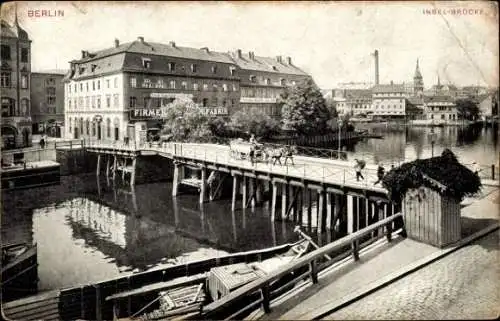 Ak Berlin Mitte, Insel-Brücke