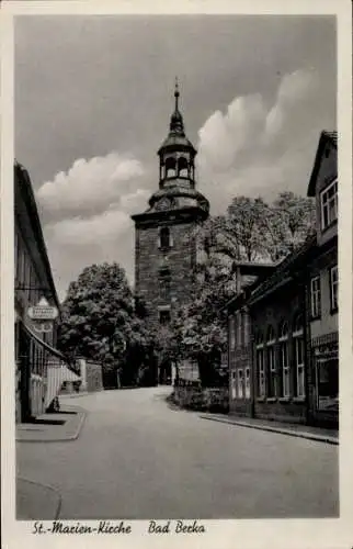 Ak Bad Berka in Thüringen, St.-Marien-Kirche