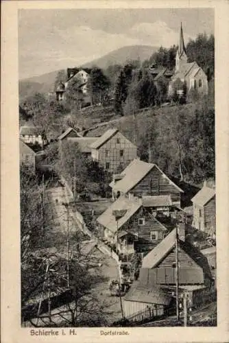 Ak Schierke Wernigerode im Harz, Teilansicht