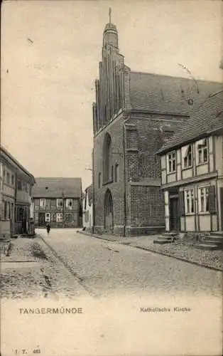 Ak Tangermünde an der Elbe, Katholische Kirche