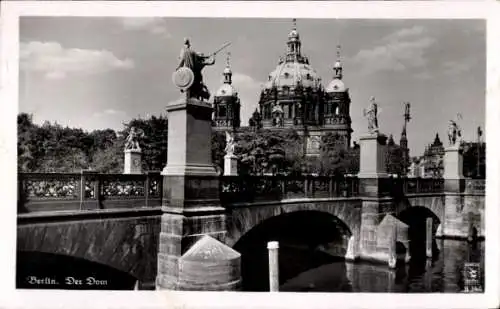 Ak Berlin Mitte, Dom, Brücke