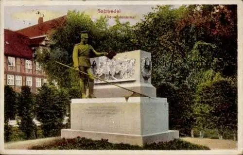 Ak Salzwedel in der Altmark, Utanendenkmal