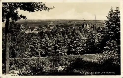 Ak Kamenz in Sachsen, Totalansicht, Blick vom Hutberg