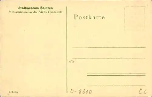 Ak Bautzen in der Oberlausitz, Stadtmuseum, Hausrat des 17. und 18. Jahrhunderts