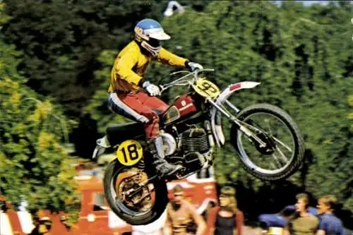 Ak Motocrossrennen, Rennfahrer Heikki Mikkola, Motorrad