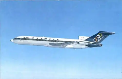 Ak Griechisches Passagierflugzeug, Olympic Airways, Boeing 727 200