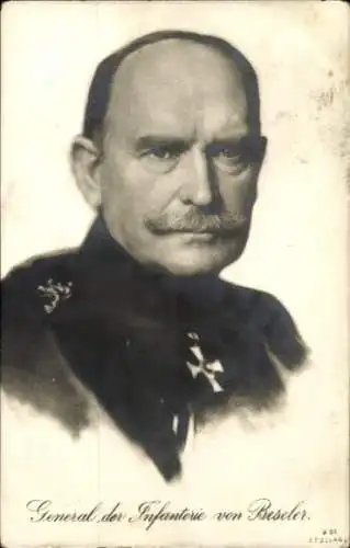 Ak General Hans von Beseler, Preußen, Portrait