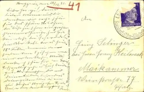 Ak Junge mit Hampelmännchen, Portrait