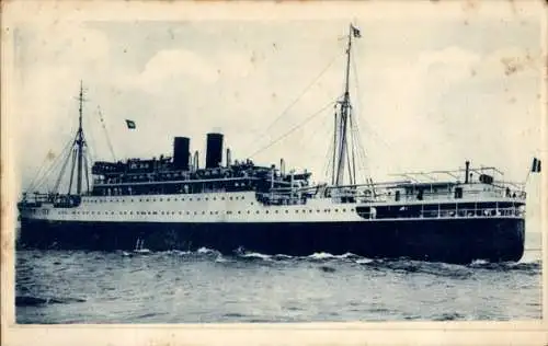 Ak Liner SS Theophile Gautier, Messageries Maritimes, MM