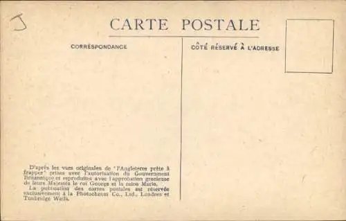 Ak L'Africa en Mer, L'Angleterre prete a frapper, Britisches Kriegsschiff