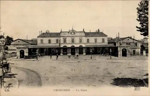 Ak Chartres Eure et Loir, Bahnhof