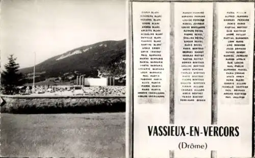 Ak Vassieux en Vercors Drome, Friedhof