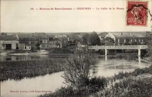 Ak Ourches Meuse, Vallee de la Meuse