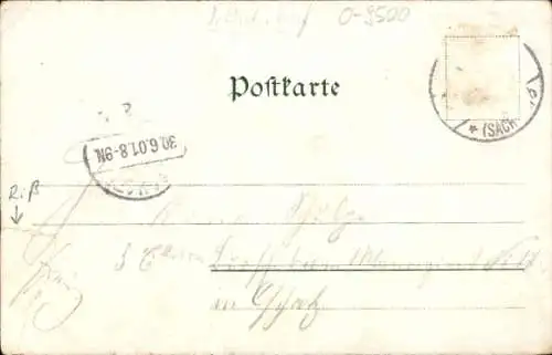 Ak Zwickau in Sachsen, Schwanenteich, Schwanenschloss