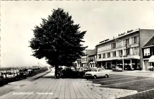 Ak Maasbracht Limburg Niederlande, Havenstraat