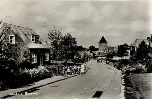 Ak Markelo Overijssel, Bergweg, Kindergruppe