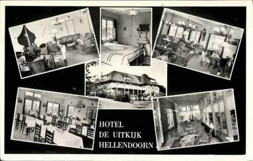 Ak Hellendoorn Overijssel, Hotel De Uitkijk in Hellendoorn