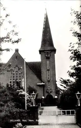 Ak Rilland Reimerswaal Zeeland Niederlande, Ned. Herv. Kerk