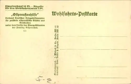 Ak Janowo Iwanken Ostpreußen, Spaziergang deutscher Soldaten, 1. WK