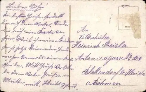 Ak Tarnów Polen, Totalansicht der Ortschaft,Straße