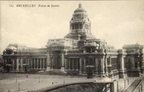 Ak Brüssel Belgien, Justizpalast