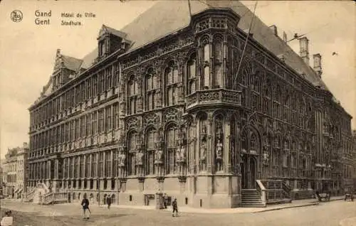 CPA Gand Gand Flandre Orientale, Hôtel de Ville