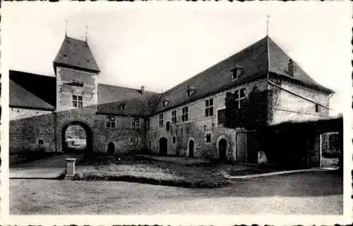 Ak Spontin Yvoir sur Meuse Wallonien Namur, Château Féodal