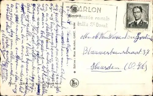 Ak Arlon Aarlen Wallonien Luxemburg, Denkmal, Appel de la Fôret