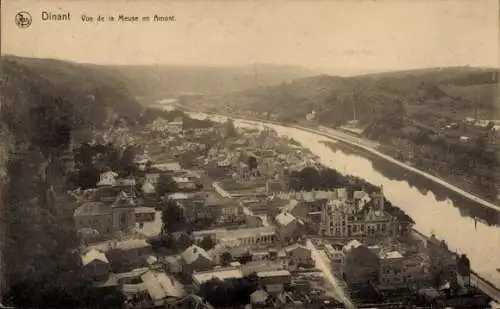 Ak Dinant Wallonien Namur, Vue de la Meuse en Amont