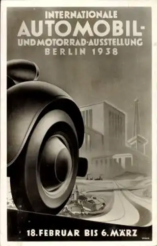 Ak Internationale Automobil und Motorrad Ausstellung Berlin 1938, Funkturm