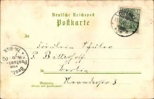 Litho Berlin Köpenick, Müggelberge, Restaurant Marienlust, Müggelturm