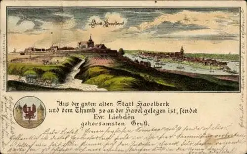 Wappen Litho Havelberg in Sachsen Anhalt, Gesamtansicht