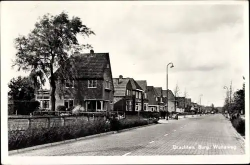 Ak Drachten Friesland Niederlande, Burg. Wutteweg