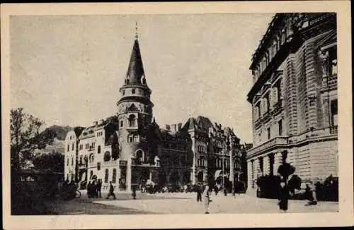 Ak Celje Cilli Slowenien, Stadtansicht, Rathausturm