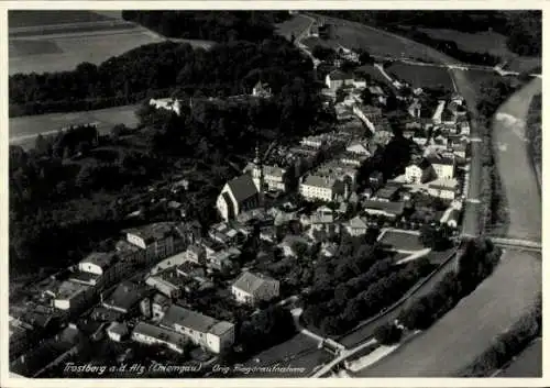 Ak Trostberg in Oberbayern, Fliegeraufnahme