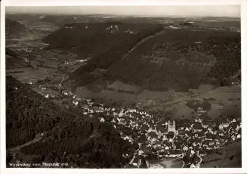 Ak Wiesensteig in Württemberg, Fliegeraufnahme