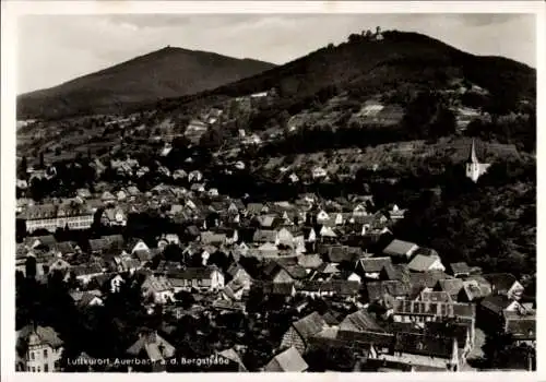 Ak Auerbach Bensheim an der Bergstraße Hessen, Fliegeraufnahme