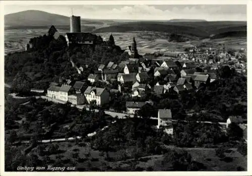 Ak Krofdorf Gleiberg Wettenberg in Hessen, Fliegeraufnahme