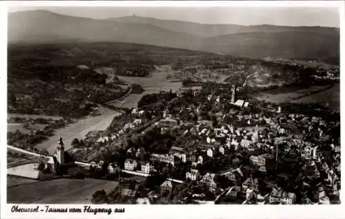 Ak Oberursel im Taunus Hessen, Fliegeraufnahme