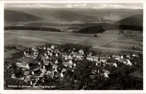 Ak Altheim bei Ehingen an der Donau, Fliegeraufnahme