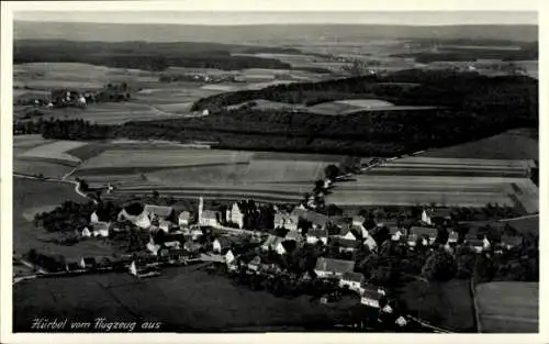 Ak Hürbel Oberschwaben Württemberg, Fliegeraufnahme