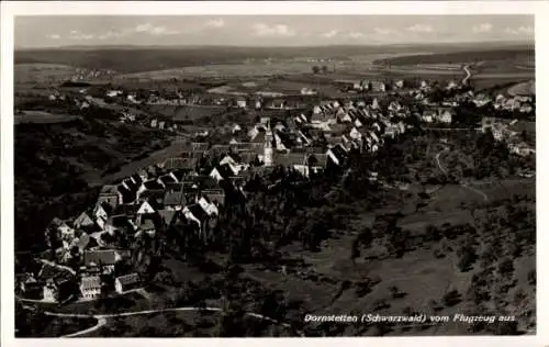 Ak Dornstetten im Schwarzwald Württemberg, Fliegeraufnahme