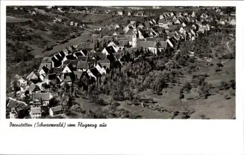 Ak Dornstetten im Schwarzwald Württemberg, Fliegeraufnahme