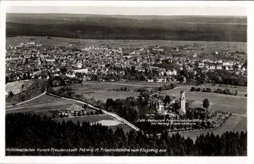 Ak Freudenstadt im Schwarzwald, Fliegeraufnahme