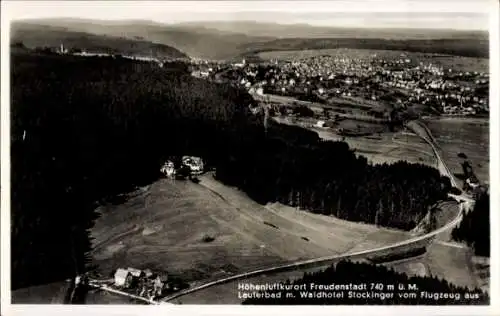 Ak Freudenstadt im Schwarzwald, Fliegeraufnahme